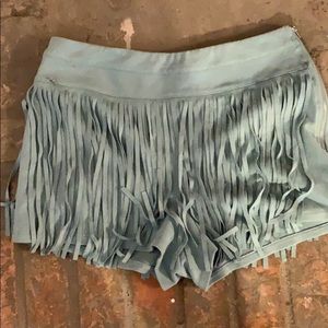Fringe shorts